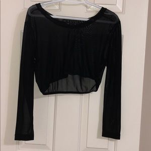 Sleet long sleeve crop top